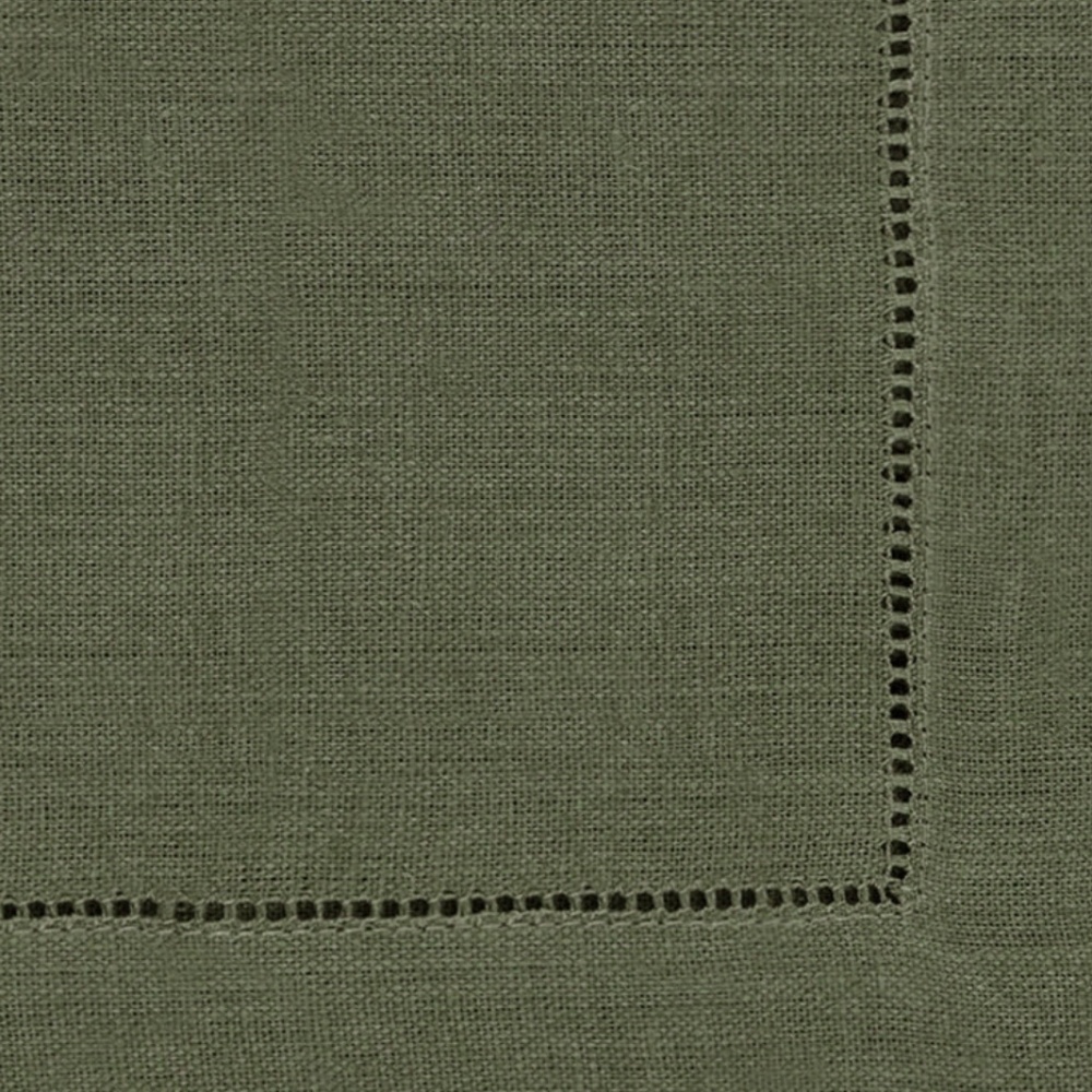 NWOT Sferra Linen Table Runner, 15x72" in Sage